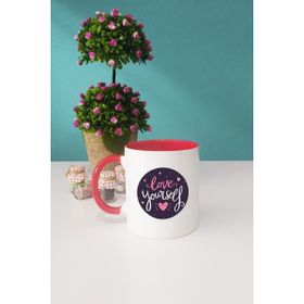 Hedizu Kırmızı Love Yourself Kupa Bardak