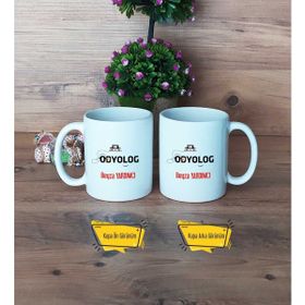 Hedizu Kişiye Özel Odyolog Kupa Bardak Beyaz