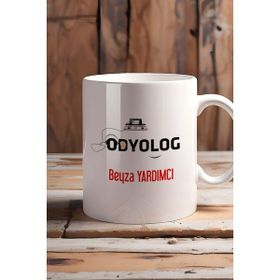Hedizu Kişiye Özel Odyolog Kupa Bardak Beyaz