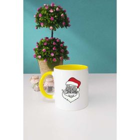 Hedizu Merry Christmas Yılbaşı Hediyesi Sarı Kupa