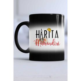 Hedizu Sihirli Harita Mühendisi Hediye Kupa Bardak