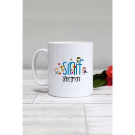 Hedizu Sınıf Öğretmeni Hediye Beyaz Kupa