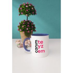 Hedizu Teyzeye Hediye Canım Teyzem Lacivert Kupa