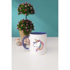 Hedizu Unicorn Hediye Lacivert Kupa