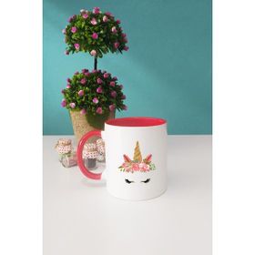 Hedizu Unicorn Kırmızı Kupa Bardak