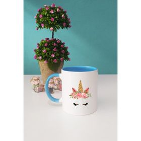 Hedizu Unicorn Mavi Kupa Bardak