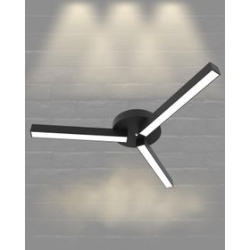 Hegza Lighting Admira Plafonyer Siyah 4000K Doğal Beyaz Modern Led Avize