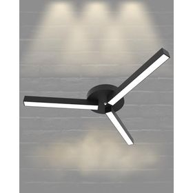 Hegza Lighting Admira Plafonyer Siyah 4000K Doğal Beyaz Modern Led Avize