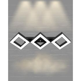 Hegza Lighting Amigo Plafonyer Siyah 4000K Doğal Beyaz Modern Led Avize