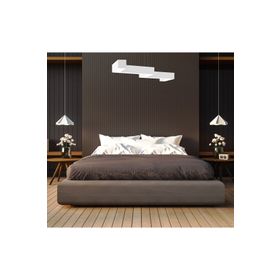 Hegza Lighting Beyaz Kasa Beyaz Işık Led Avize