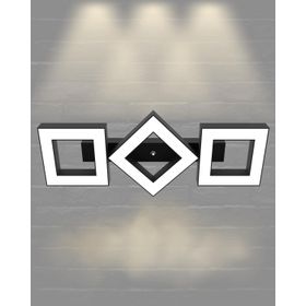 Hegza Lighting Compagno Plafonyer Siyah 4000K Doğal Beyaz Modern Led Avize