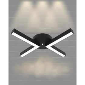 Hegza Lighting Contento Plafonyer Siyah 4000K Doğal Beyaz Modern Led Avize