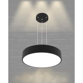 Hegza Lighting Drum-40 Ayarlanabilir Sarkıt Siyah 4000K Doğal Beyaz Modern Led Avize
