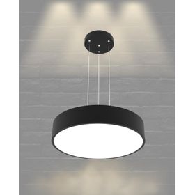Hegza Lighting Drum-40 Ayarlanabilir Sarkıt Siyah 4000K Doğal Beyaz Modern Led Avize