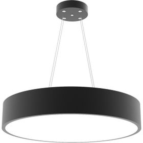 Hegza Lighting Drum-40 Ledli Siyah Modern Avize