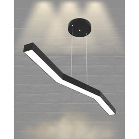 Hegza Lighting Gabbiano Ayarlanabilir Sarkıt Siyah 4000K Doğal Beyaz Modern Led Avize