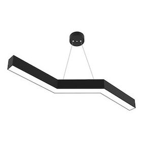 Hegza Lighting Gabbiano Siyah Kasa Ledli Modern Avize