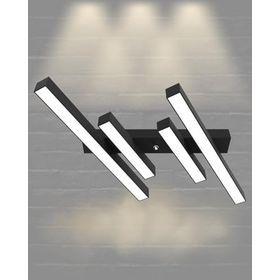 Hegza Lighting Grada Plafonyer Siyah 4000K Doğal Beyaz Modern Led Avize