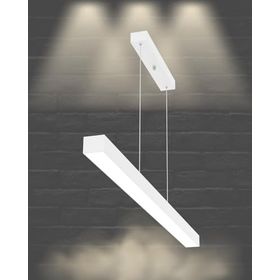 Hegza Lighting Lineer-80 Ayarlanabilir Sarkıt Beyaz Kasa 4000K Doğal Beyaz Modern Led Avize