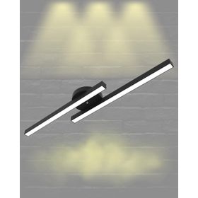 Hegza Lighting Marea Plafonyer Siyah 3000K Sarı Işık Modern Led Avize