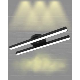 Hegza Lighting Mellizo Plafonyer Siyah 3000K Sarı Işık Modern Led Avize