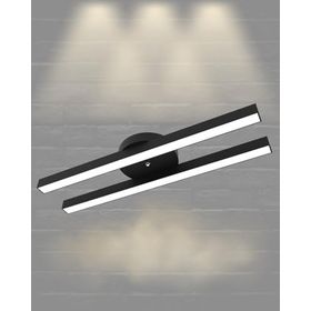 Hegza Lighting Mellizo Plafonyer Siyah 4000K Doğal Beyaz Modern Led Avize