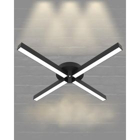 Hegza Lighting Molino Plafonyer Siyah 4000K Doğal Beyaz Modern Led Avize