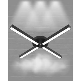 Hegza Lighting Molino Plafonyer Siyah 6500K Beyaz Işık Modern Led Avize