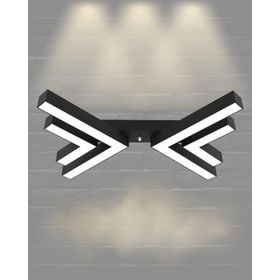 Hegza Lighting Osso Plafonyer Siyah 4000K Doğal Beyaz Modern Led Avize