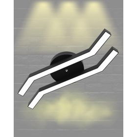 Hegza Lighting Pesca Plafonyer Siyah 3000K Sarı Işık Modern Led Avize