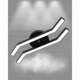 Hegza Lighting Pesca Plafonyer Siyah 6500K Beyaz Işık Modern Led Avize