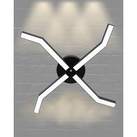 Hegza Lighting Polpo Plafonyer Siyah 4000K Doğal Beyaz Modern Led Avize