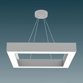 Hegza Lighting Quattro Gri Kasa Beyaz Işık Led Avize