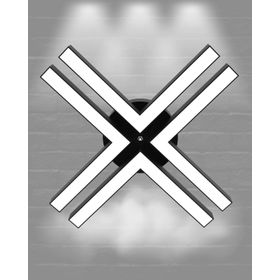 Hegza Lighting Timon Plafonyer Siyah 6500K Beyaz Işık Modern Led Avize