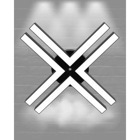 Hegza Lighting Timon Plafonyer Siyah 6500K Beyaz Işık Modern Led Avize