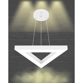 Hegza Lighting Trian Ayarlanabilir Sarkıt Beyaz Kasa 3000K Sarı Işık Modern Led Avize