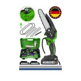 Heilber V598 15AHM Yeşil Çift Akülü Şarjlı Ağaç Kesme Makinesi
