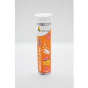 Heilung Vitamin C 500 mg Çinko İçeren 15 Efervesan Tablet