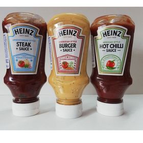 Heinz Üçlü Gurme Sos Paketi (Barbekü Sos 250 gr + Amerikan Burger 230 gr + Hot Chilli Sos 245 gr )