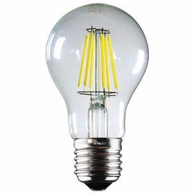 Heka A60 Şeffaf 6W E27 6500K Beyaz Led Ampul