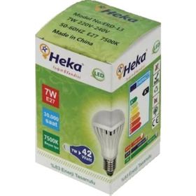 Heka ERD-13 102990 7W E27 Beyaz Led Ampul