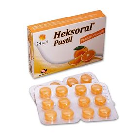 Heksoral Portakal Vitamin C 24 Pastil