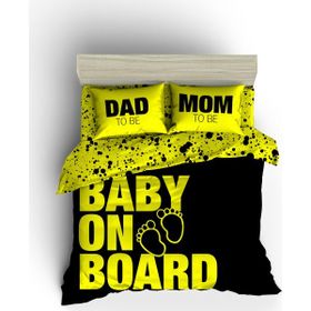 Helen George Baby On Board 200x220 cm Çift Kişilik Nevresim Takımı