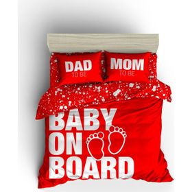 Helen George Baby On Board 200x220 cm Çift Kişilik Nevresim Takımı