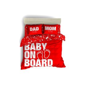 Helen George Baby On Board 200x220 cm Çift Kişilik Nevresim Takımı