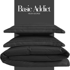Helen George Basic Addict Siyah Çift Kişilik Nevresim Takımı