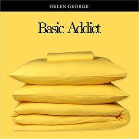 Helen George Basic Sarı Çift Kişilik Nevresim Takımı