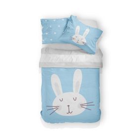Helen George Bunny Pembe Tek Kişilik Nevresim Takımı