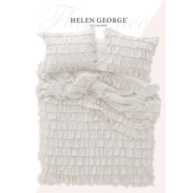 Helen George Flamenco Ekru Çift Kişilik Nevresim Takımı