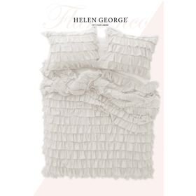 Helen George Flamenco Ekru Çift Kişilik Nevresim Takımı
